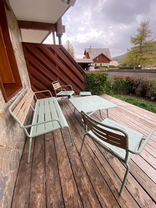 Appartement 4 Pers Grande Terrasse Vue Pistes Ski サン・シャフレ エクステリア 写真